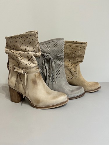 Stivaletti estivi donna - stivaletti, vera